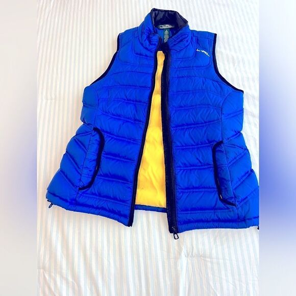 L-RL Lauren Active (Ralph Lauren) royal blue vest; super lightweight but WARM! - Picture 2 of 5
